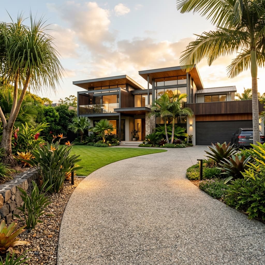 Landscaping work