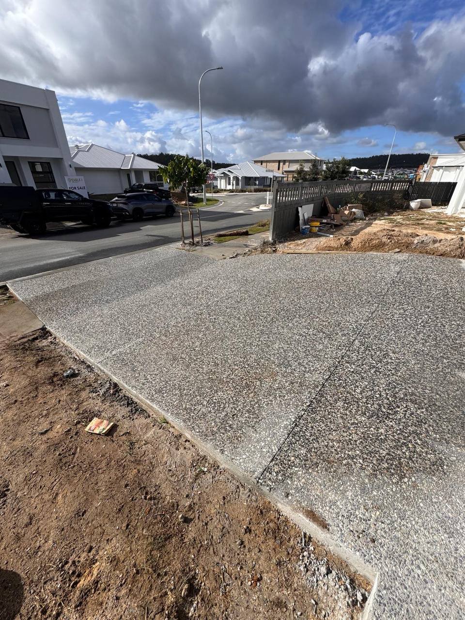 Exposed aggregate Concrete work - exposed aggregate project in Brisbane (photo 3 of 3)