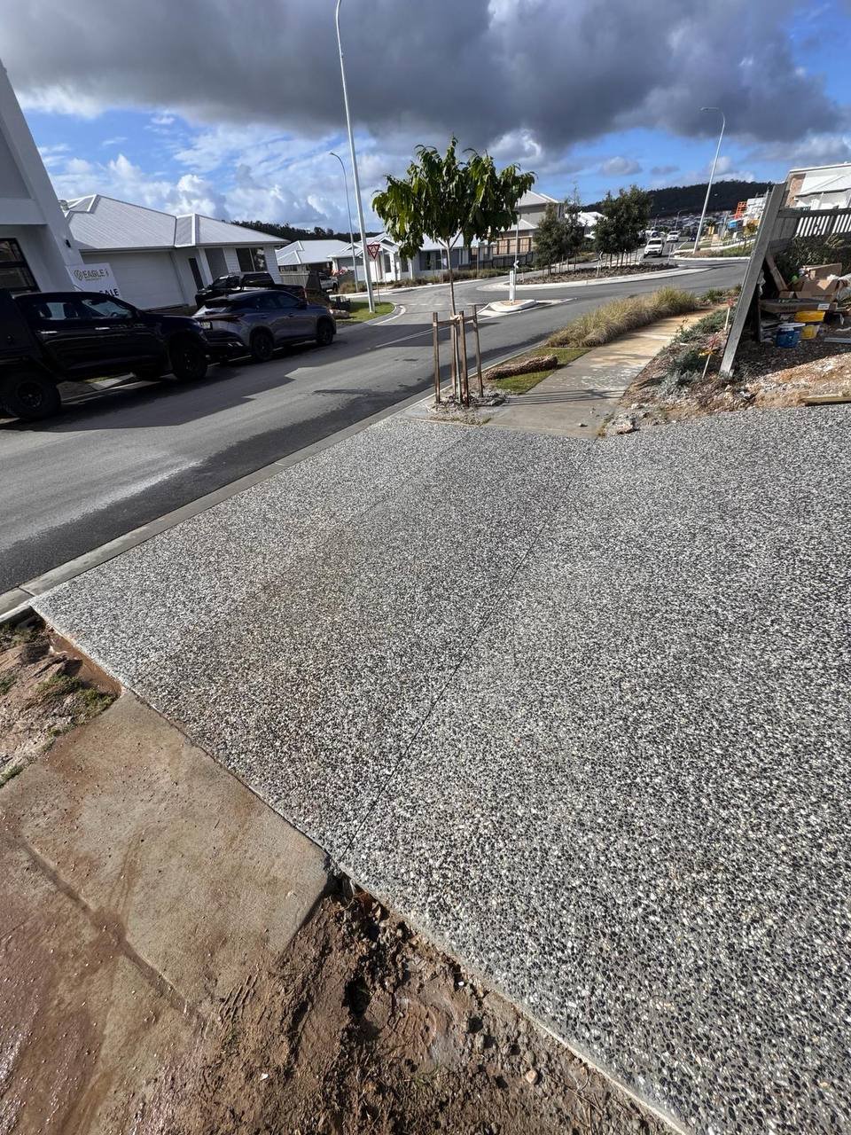 Exposed aggregate Concrete work - exposed aggregate project in Brisbane (photo 2 of 3)