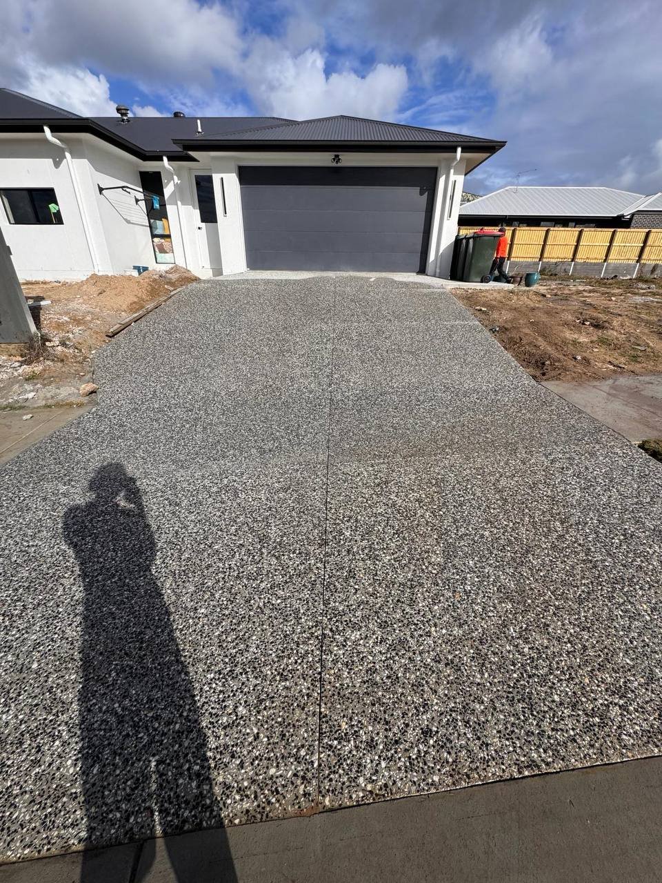 Exposed aggregate Concrete work - exposed aggregate project in Brisbane (photo 1 of 3)
