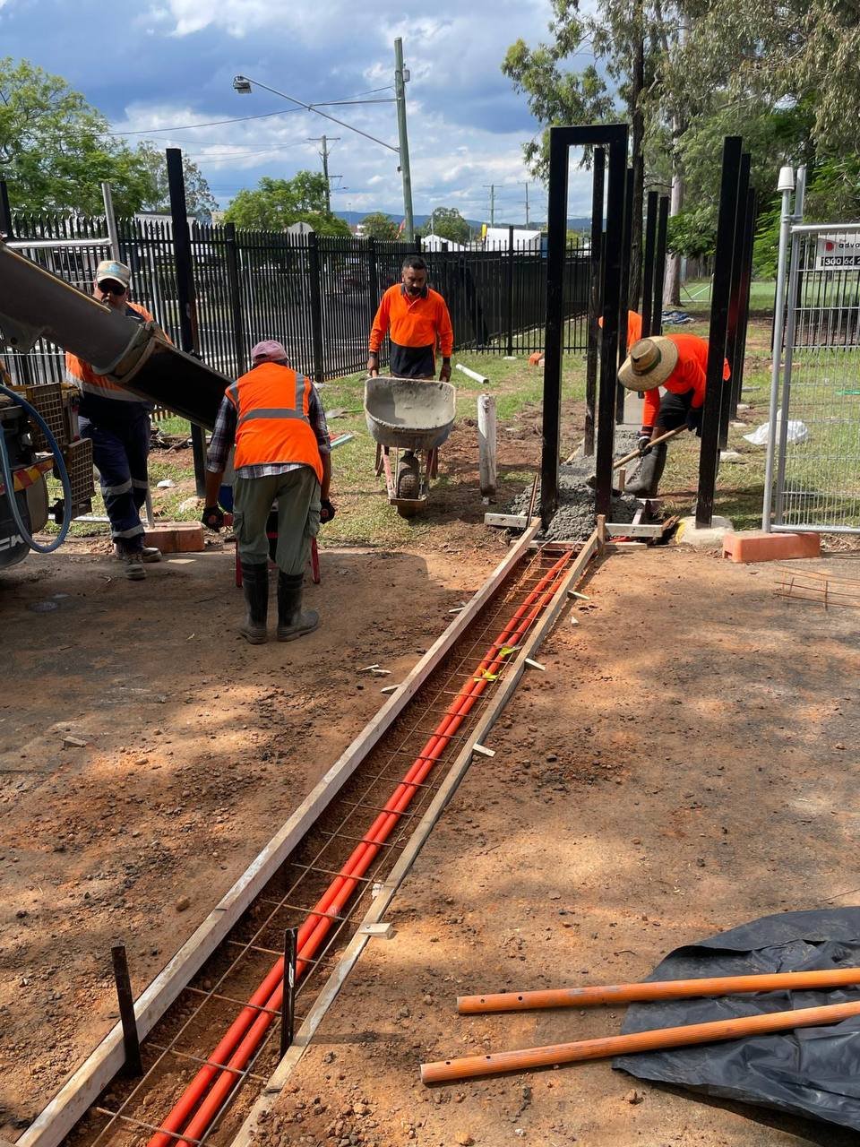 Commercial Fencing Installation - fencing project in Brisbane (photo 2 of 5)