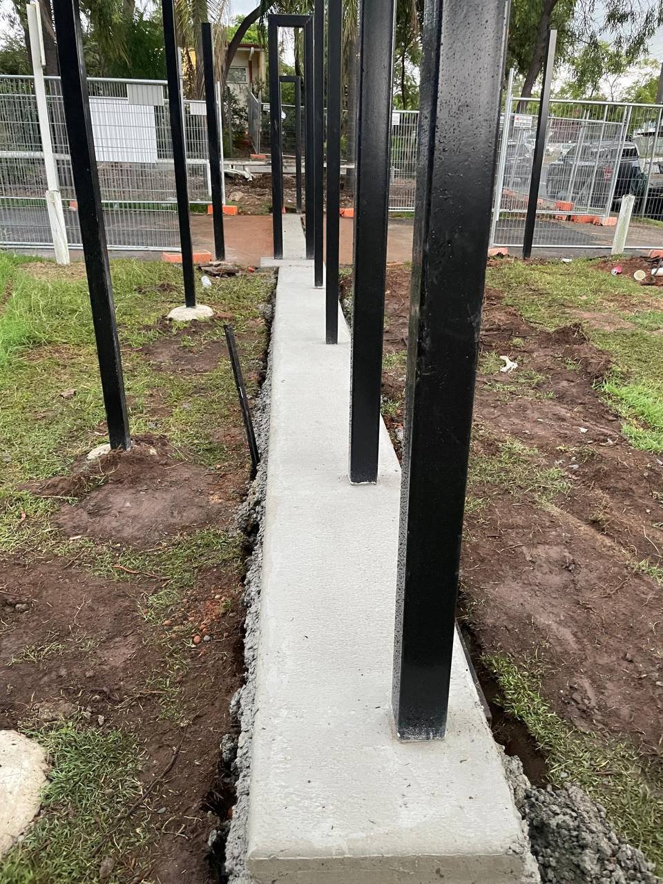 Commercial Fencing Installation - fencing project in Brisbane