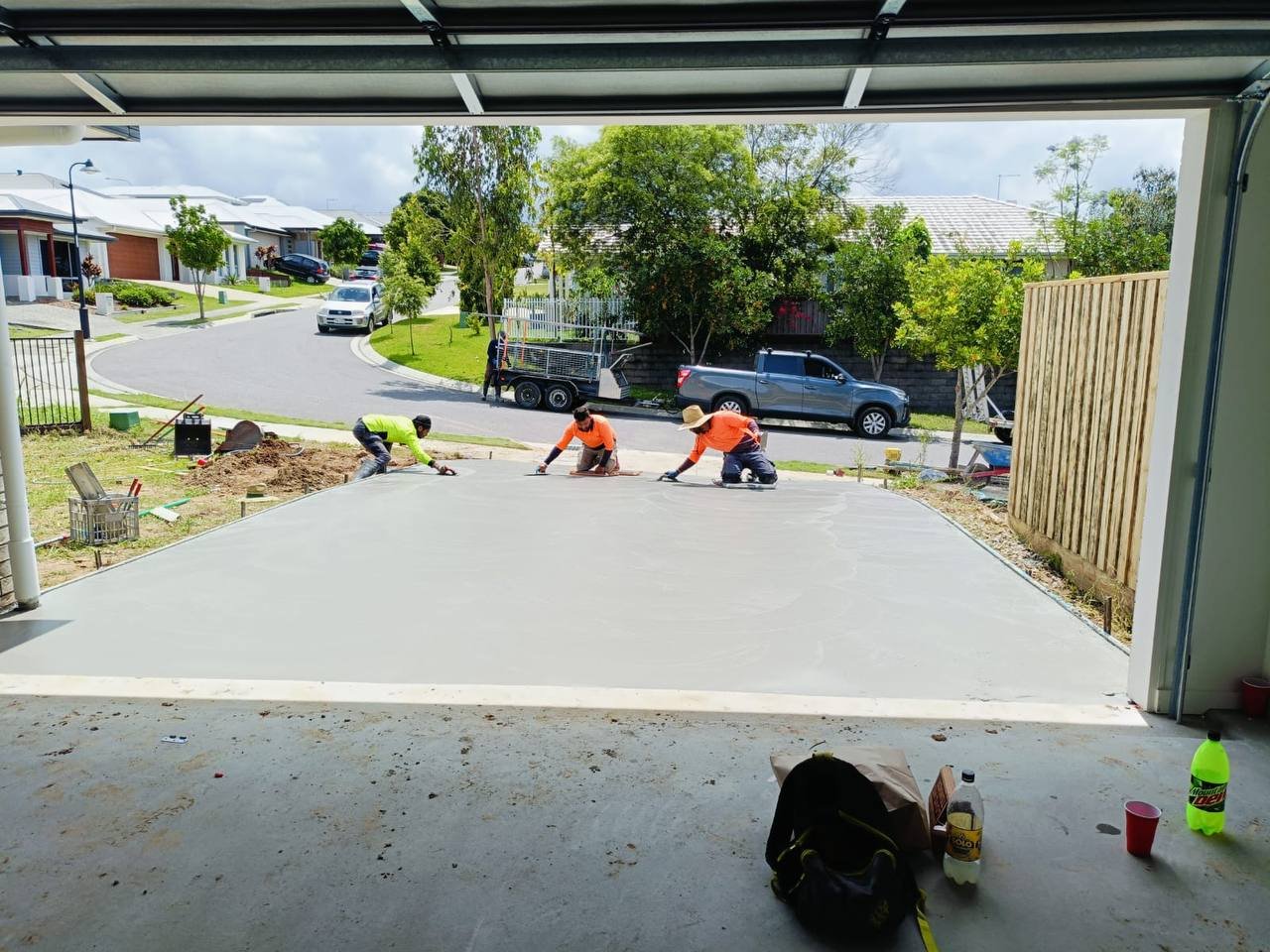 Concrete Driveway Finishing - concrete driveways project in Brisbane (photo 4 of 4)